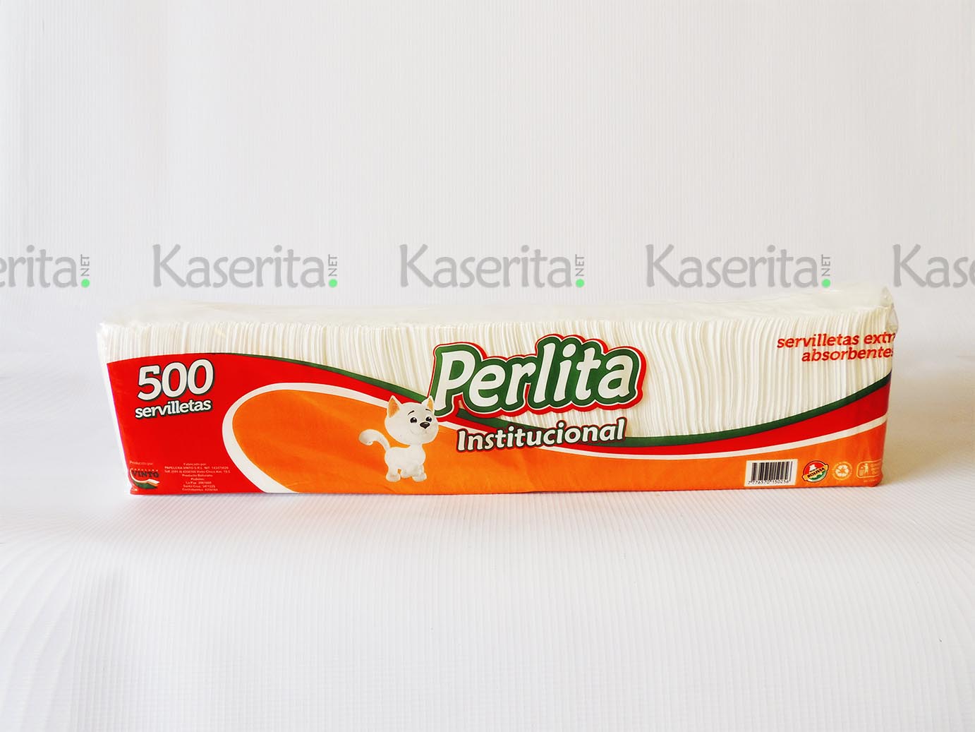 SERVILLETAS PERLITA 500 U