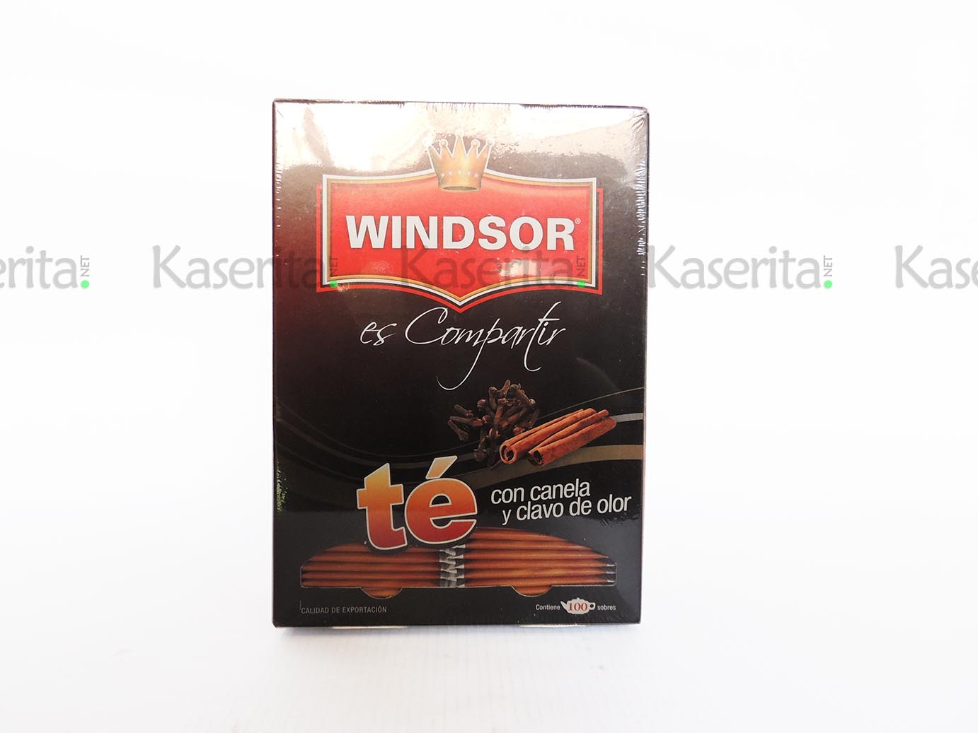 CAJA WINDSOR TE CON CANELA